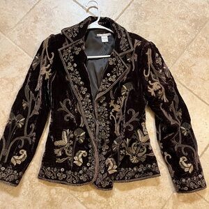 Peter Nygard Velvet Blazer